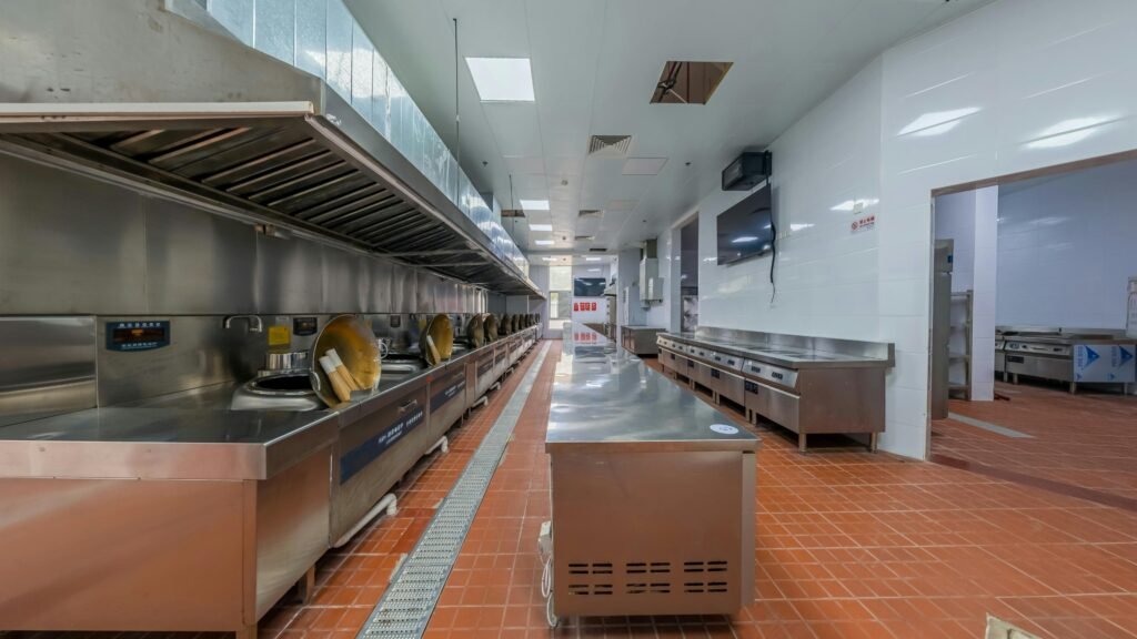 elite commercial kitchen setup