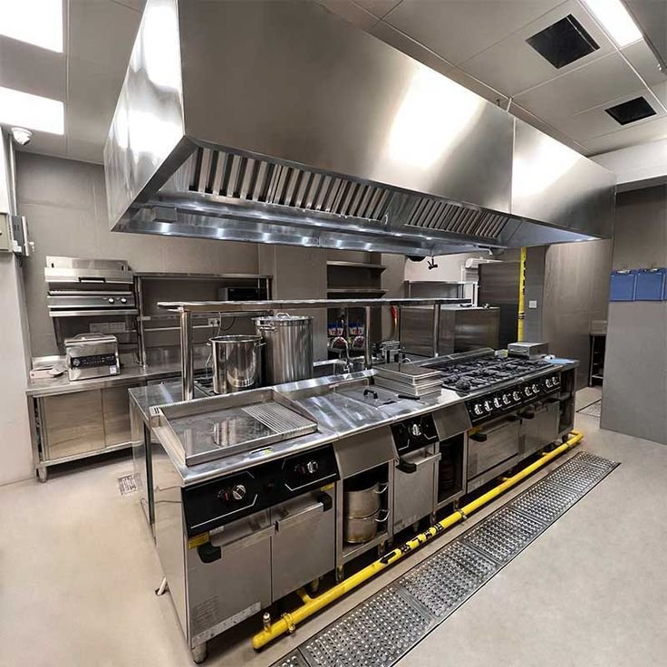 commercial kitchen setup